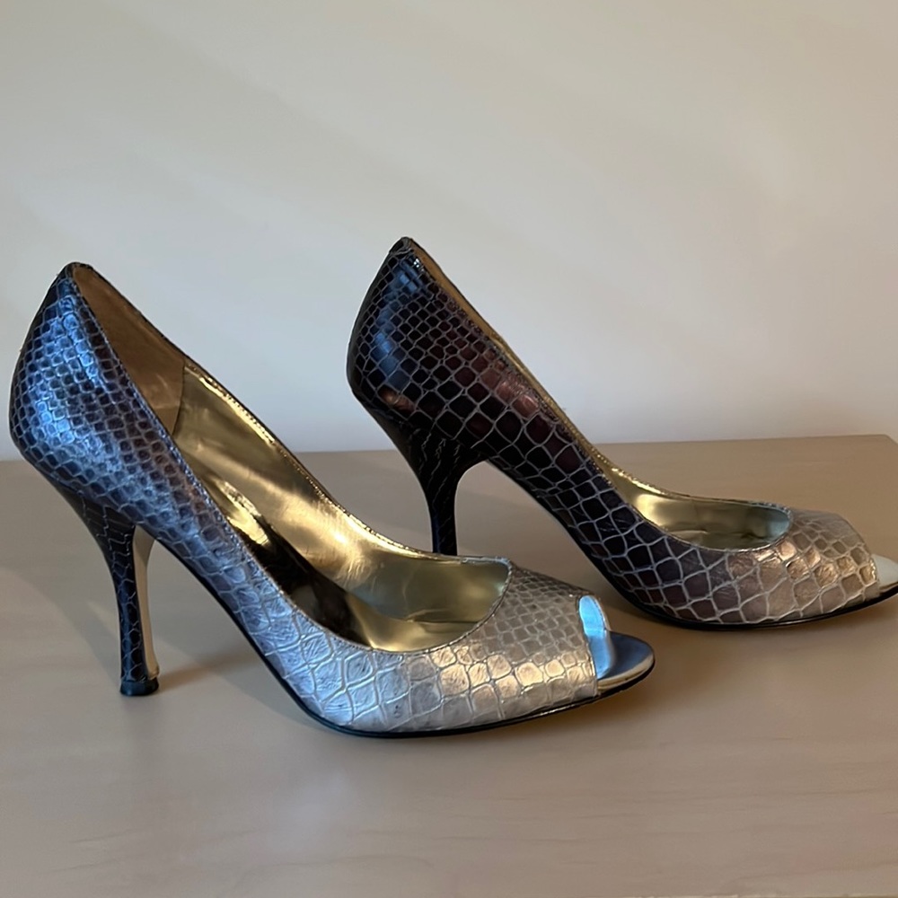 Enzo Angiolini Ombré Peep Toe